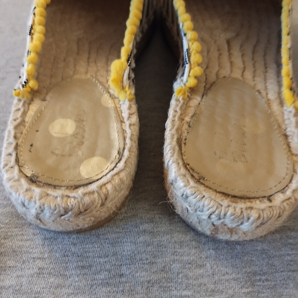Boden Slip On Espadrille Tassel Mules Flats Women's Size 38 EU - Picture 8 of 16